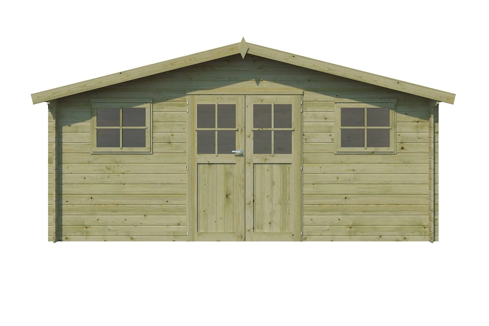 Woodlands Blokhut Hudson XL Geïmpregneerd 505 x 385 cm - Afbeelding 2
